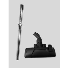 MWX Teknoloji HORTUMLUBASLIK6412 ile Uyumlu Ultraflex Zufclassicsüpürge Yer Emici Hortumlu Başlığı, Boru Teleskopik