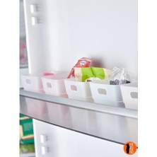 MWX Teknoloji 6 Adet Buzdolabı Kapak Içi Düzenleyici Organizer 6'lı Buzdolabı Içi Düzenleyici ve Banyo Organizeri