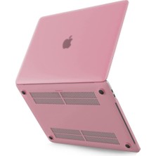 Renas Store Macbook 13 2020 Macbook Buzlu Kapak - Pembe