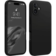 Renas Store Iphone 16 Kılıf First Silikon - Siyah