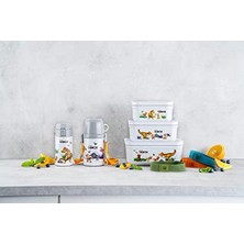MWX Teknoloji Isoleerfles Met Beker In Draagriem - 380 ml - Dino Marka