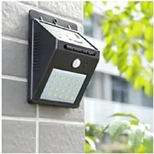 MWX Teknoloji 20 Led'li Sensörlü Solar Bahçe Balkon Duvar Lambası