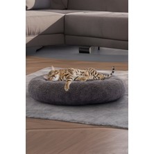 Empressco Pugalo Peluş Kedi ve Köpek Yatağı Antrasit Renkte, Pugalo Ekonomik Kedi Yatağı - Fiyatı, Yorumları
