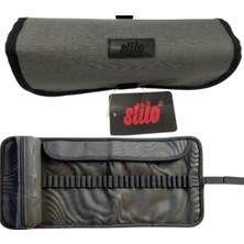 Stilo Spiral Rulo Kalemlik ( Gri )