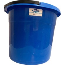 MWX Teknoloji Wespa Dayanıklı Plastik Su Kovası, Mavi Renk, 3 No Boy, Saplı, Ev ve Temizlik Için 10 Litre