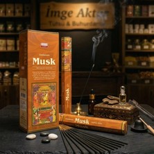 İmge Aktar Darshan Musk (Misk) Çubuk Tütsü (20'li Paket) - Mistik ve Kalıcı 