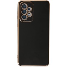 Renas Store Galaxy A73 5g Kılıf Volet Silikon - Siyah