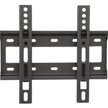 MWX Teknoloji SP-2460-F - 24''-60'' Tv Için Evrensel Sabit Duvar Montajı (Kapasite 30 Kg, Vesa: 50X50, 75X75, 100X100, 200X100, 200X200) Siyah