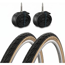 Schwalbe 700X28 Delta Cruiser K-Guard Amber Yanak Yüksek Performanslı Dış Lastik Seti