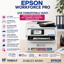 Epson Workforce Pro Wf-Em Renkli Çok Fonksiyonlu Inkjet Yazıcı + 2 Adet A4 Hediye