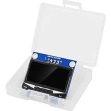 Robiz 1.3 Inch Iıc Beyaz OLED LCD Modül  I2C Seri 1.3” SSH1106 Dc 3.3V 5V 128X64 Pixel Grafik LCD Display Ekran Elektronik Devre Gösterge Menü Resim Yazı