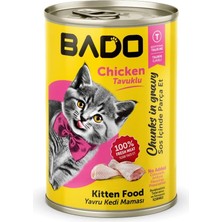 Sayemons Bado Yavru Kedi Yaş Maması Tavuk Etli 400 gr