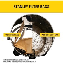 Sayemons 25-1228 Fits 2.5-3.5 Gallon Disposable Filter Bag Wet Or Dry Cleaner, 3 Filter Bags Per Package