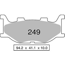 Sayemons 2P-249NS Yarı Metalik Motosiklet Fren Balatası