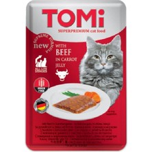 Sayemons Tomi Sığır Etli ve Havuçlu Tahılsız Pouch Kedi Konservesi 100 gr