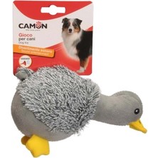 Camon Sesli ve Gıcırtılı Ördek Şeklinde Eğlenceli Polyester Köpek Oyuncağı 20 cm