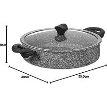 Sayemons Taç Ultra Granit Basik Tencere, 28CM