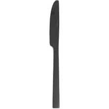 Sayemons Quantum Mat Siyah Tatlı Bıçağı 19 cm 6 Adet