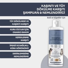 Sayemons Kahu Naturals Kaşıntı Tüy Dökülme Karşıtı Organik Şampuan Nemlendirici,köpek ve Kedi, Yulaf, Inci Proteini, Yeşilçay, Lavanta, 250 ml
