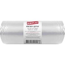 Sayemons Ekonomik Endüstriyel Mini Şeffaf Çöp Torbası 40’lı 40X50 Cm, Yırtılmaya Dayanıklı & Sızdırmaz Küçük Boy Çöp Poşeti, Çift Katlı, Geri Dönüştürülebilir, Mutfak, Ofis, Ev Atıkları Için