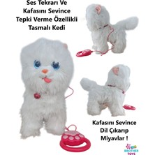 Brother Toys Ses Tekrarlayan Kafasını Sevince Tepki Veren Yürüyen Tasmalı Kuyruğunu Sallayan Oyuncak 25 Cm.