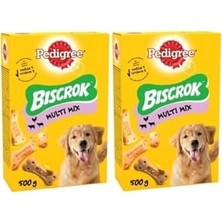 Sayemons Pedigree Biscrok Multi Mix Köpek Ödül Bisküvisi 500GR x 2 Adet