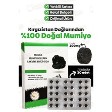 %100 Saf Mumiyo 30'lu Tablet Kırgızistan'dan Ithal Shilajit
