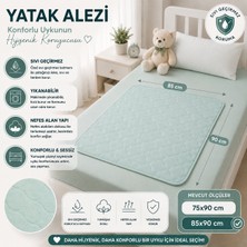 Ata Exclusive Fabrics Abso Emici, Sıvı Geçirmez,yıkanabilir Yatak Koruyucu (85X90 Cm)