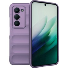 MobaxAksesuar Xiaomi Redmi 15 4G / 5G Kılıf Elde Tutma Kolaylıkla Kaydırmaz Kenar Line Dizayn Optietnik Kapak