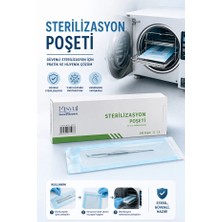 ERHCE Steril Poşeti Şeffaf 10 adet Manikür Aletleri sterilizasyon Zarfı Saklama Poşeti