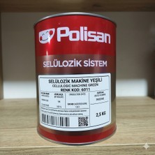 Polisan Selülozik Makine Yeşili Renk 2,5L  KOD:6011