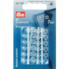 Prym Dikilebilir Plastik Çıtçıt 24 Çift 7 mm 347155