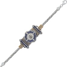 Innuendo Jewelry 925 Ayar Gümüş Selçuklu Kartalı Motifli Erkek Bileklik