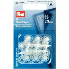 Prym Dikilebilir Plastik Çıtçıt 18 Çift 10 mm 347159