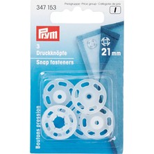 Prym Dikilebilir Plastik Çıtçıt 3 Çift 21 mm 347153
