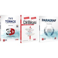 Akm Kitap 3D Tyt Türkçe ve Paragraf ile Akm Dil Bilgisi Soru Bankası Seti 3 Kitap