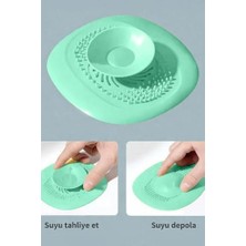 Sayemons Kademeli Silikon Lavabo Tıkacı Koku Önleyici Gider Tıpası – Banyo Mutfak Gider Kapatıcı
