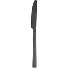Sayemons Quantum Mat Siyah Yemek Bıçağı 24CM 6 Adet