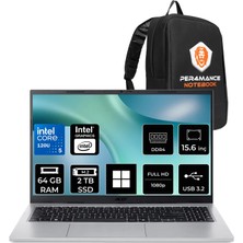 Acer Aspire Go Core 5 120U 64GB Ram 2tb SSD 15.6" Fhd 60Hz WIN11 Pro NXJRREY001P449 Notebook + Per4 Çanta