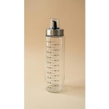 Sayemons Metal Kapaklı Ölçülü Yağdanlık, Cam, Şeffaf, 550 ml