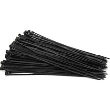 Sayemons Siyah Kablo Bağı Plastik Cırt Kelepçe 4.8X300MM 30CM (100)