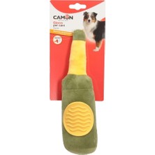 Camon Şişe Şeklinde Gıcırtılı Sesli Polyester Köpek Oyuncağı 29 cm