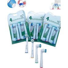 Sayemons 3 Paket Yedek Fırça Başlıkları, Oral B Için 12 Adet Elektrikli Diş Fırçası Başlığı, EB17-P Yumuşak Fırça Başlıkları Oral B Pro 1000/3000/5000, Vitality Smart Genius Serisi