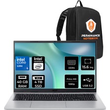 Acer Aspire Go Core 5 120U 40GB Ram 4tb SSD 15.6" Fhd 60Hz Freedos NXJRREY001P340 Notebook + Per4 Çanta