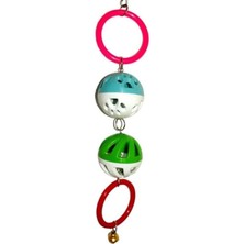 Sayemons Zilli, Toplu, Halkalı Kuş Oyuncağı 20 cm