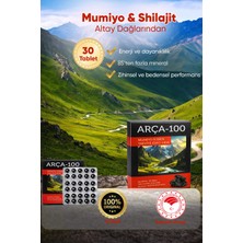 Kırgızistan'dan İthal ARÇA-100 %100 Saf Mumiyo 30'lu Tablet Zihinsel ve Bedensel Performans İçin