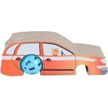 Sayemons Akordiyon Karton Kedi Tımalama 19X7X8 cm Araba