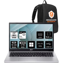 Acer Aspire Go I5 1334U 16GB Ram 2tb SSD 15.6" Fhd 60Hz WIN11 Home NXJD9EY002P344 Notebook + Per4 Çanta