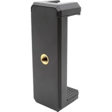Sayemons AX-SP01 Telefon Tutucu – ve Monopod Uyumlu, Çift 1/4” Vida Girişi, Hotshoe Yuvalı, Ayarlanabilir Akıllı Telefon Aparatı