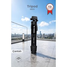 Torima Profesyonel Tripod 1.2m Su Terazili Kamera Tripod 8850 Siyah